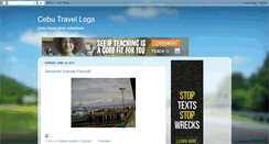 Desktop Screenshot of cebutravelog.blogspot.com