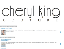 Tablet Screenshot of cherylkingcouture.blogspot.com