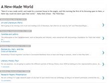 Tablet Screenshot of anewmadeworld.blogspot.com