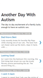 Mobile Screenshot of anotherdaywithautism.blogspot.com