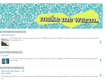 Tablet Screenshot of makemewarm.blogspot.com