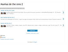 Tablet Screenshot of manhasdethesims2.blogspot.com