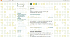 Desktop Screenshot of descontrolehormonal.blogspot.com