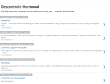 Tablet Screenshot of descontrolehormonal.blogspot.com