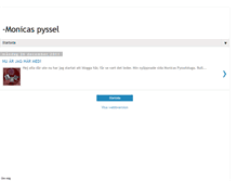 Tablet Screenshot of monicaspysselstuga.blogspot.com