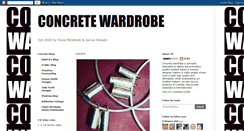 Desktop Screenshot of concretewardrobe.blogspot.com