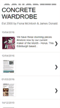 Mobile Screenshot of concretewardrobe.blogspot.com