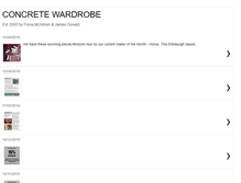 Tablet Screenshot of concretewardrobe.blogspot.com