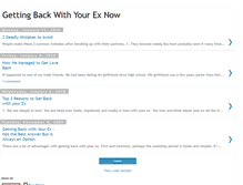 Tablet Screenshot of gettingyour3xback.blogspot.com