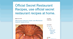 Desktop Screenshot of official-secret-restaurant-recipes.blogspot.com