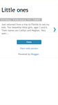 Mobile Screenshot of mylittleones.blogspot.com
