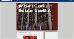 Desktop Screenshot of berjalandanmelihat-khazanahbuku.blogspot.com