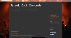 Desktop Screenshot of greekrockconcerts.blogspot.com