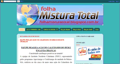 Desktop Screenshot of folhamisturatotal.blogspot.com