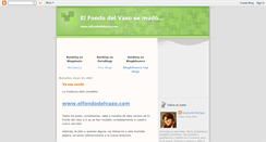 Desktop Screenshot of elfondodelvaso.blogspot.com