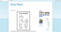 Desktop Screenshot of girlybrain.blogspot.com