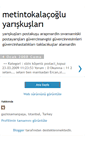 Mobile Screenshot of metintokalacoglu.blogspot.com
