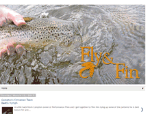 Tablet Screenshot of flyandfin.blogspot.com
