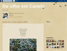 Tablet Screenshot of deolhoemcanela.blogspot.com