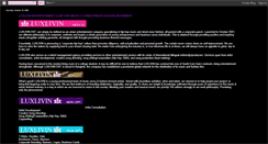 Desktop Screenshot of luxlivinabout.blogspot.com