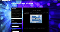 Desktop Screenshot of folkloreandoenmitierra.blogspot.com