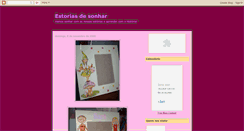 Desktop Screenshot of estoriasdesonhar.blogspot.com