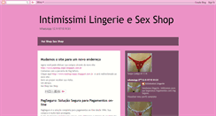 Desktop Screenshot of intimissimilingerie.blogspot.com