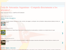 Tablet Screenshot of feriaonlinedeartesanias.blogspot.com