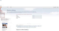 Desktop Screenshot of dunia-udang.blogspot.com