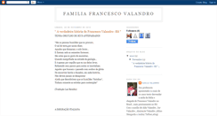 Desktop Screenshot of familiavalandro.blogspot.com