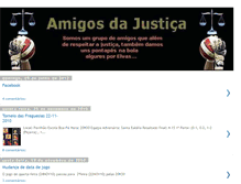 Tablet Screenshot of amigos-da-justica.blogspot.com