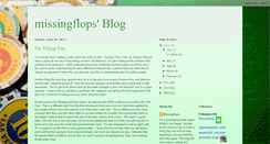 Desktop Screenshot of missingflops.blogspot.com