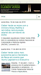 Mobile Screenshot of cleberverde.blogspot.com