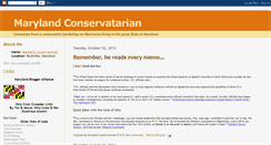 Desktop Screenshot of marylandconservatarian.blogspot.com