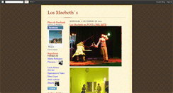 Desktop Screenshot of losmacbeths.blogspot.com