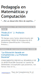 Mobile Screenshot of pedagogiamatematicaycomputacion.blogspot.com