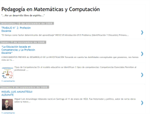 Tablet Screenshot of pedagogiamatematicaycomputacion.blogspot.com