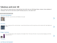 Tablet Screenshot of fabulousandover40.blogspot.com