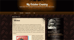 Desktop Screenshot of myoctobercountry.blogspot.com