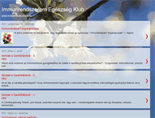 Tablet Screenshot of immunrendszerem.blogspot.com