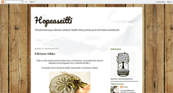 Desktop Screenshot of hopeaseitti.blogspot.com