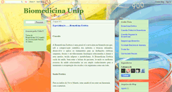 Desktop Screenshot of biomedunipsantos.blogspot.com