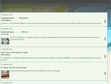 Tablet Screenshot of biomedunipsantos.blogspot.com