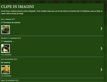 Tablet Screenshot of clipeinimagini.blogspot.com