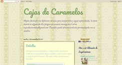 Desktop Screenshot of cajasdecaramelos.blogspot.com