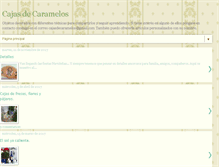 Tablet Screenshot of cajasdecaramelos.blogspot.com