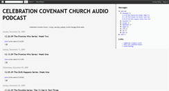 Desktop Screenshot of celebrationcovenantchurch.blogspot.com