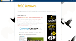 Desktop Screenshot of mdcinteriors.blogspot.com