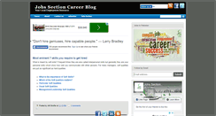 Desktop Screenshot of jobssection.blogspot.com