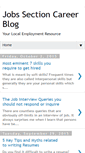 Mobile Screenshot of jobssection.blogspot.com